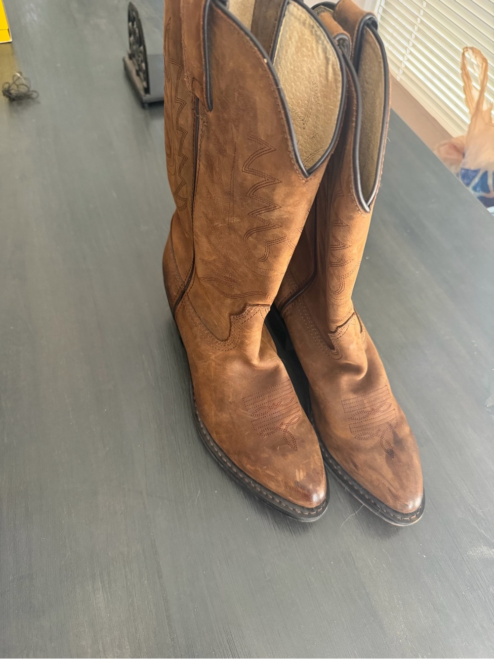 Durango RD4112 Tan Western Cowboy Boots 8.5M